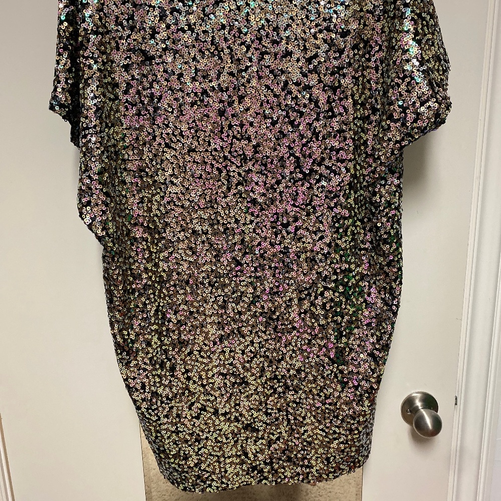 Sequin tunic dress